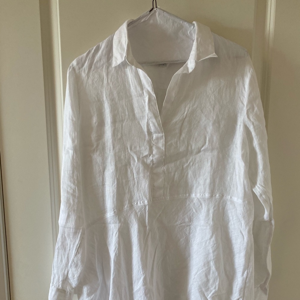 White Linen Tunic/Dress